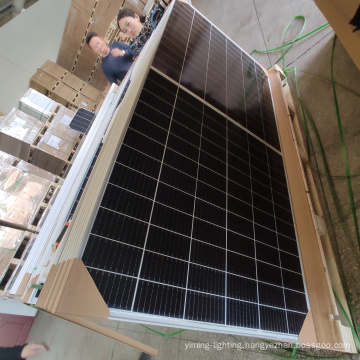 Efficiency on grid system Mono PERC Half Cut cell 400w 450W foldable 166cell solar cell Solar Panel